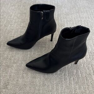 Steve Madden Black Pointy Toe Booties